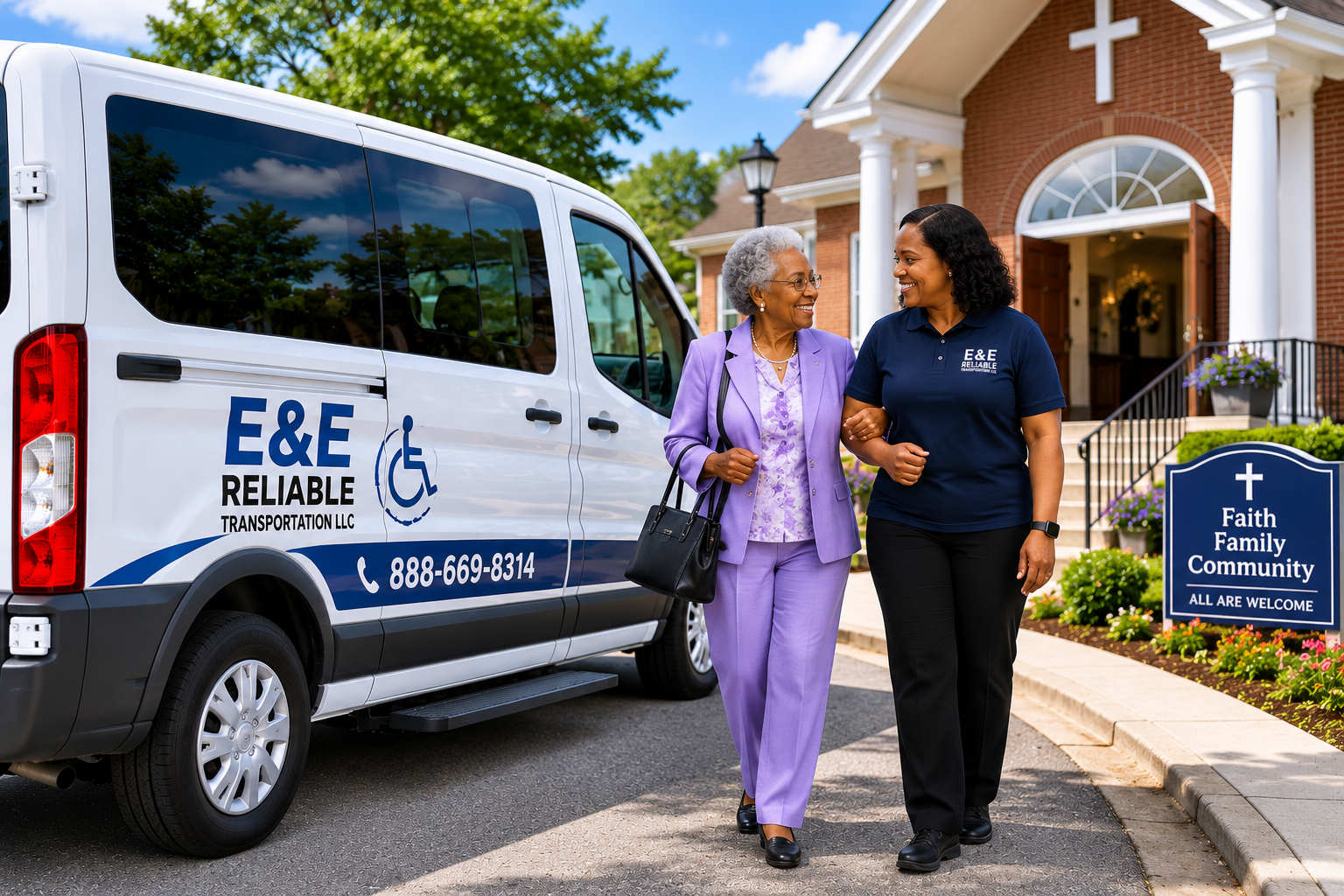 Private pay church and community transportation in Dallas Georgia